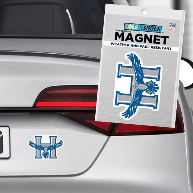 Heartland Community College Hawks 4 x 4 Magnet