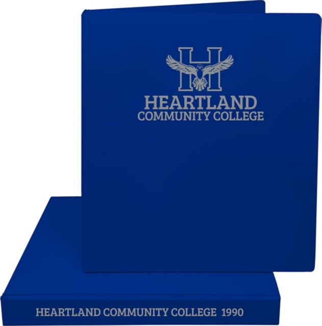 Heartland Community College 1'' Vinyl Binder